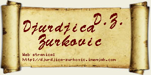Đurđica Zurković vizit kartica